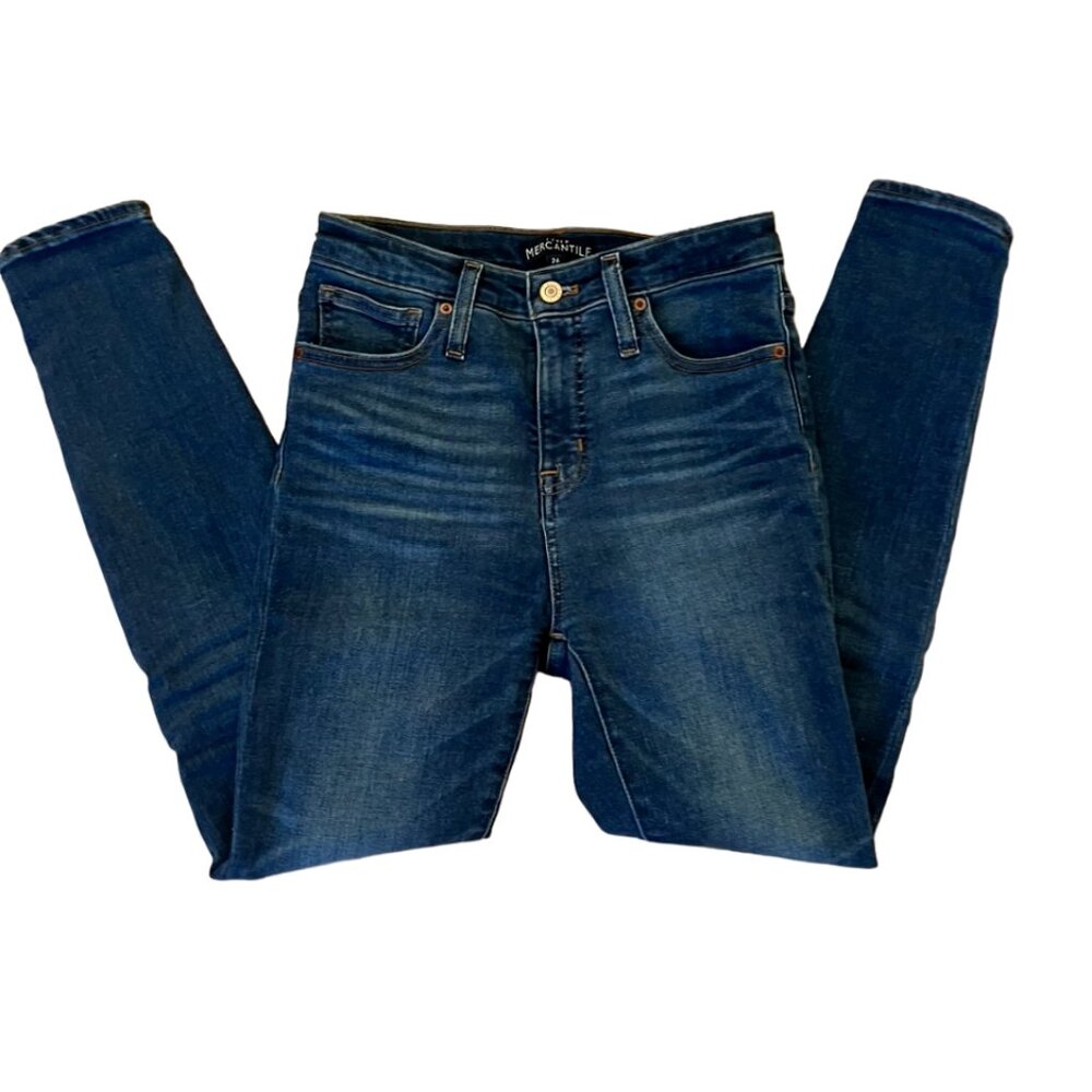 J.Crew Mercantile Dark Wash Stretchy Jean, size 26